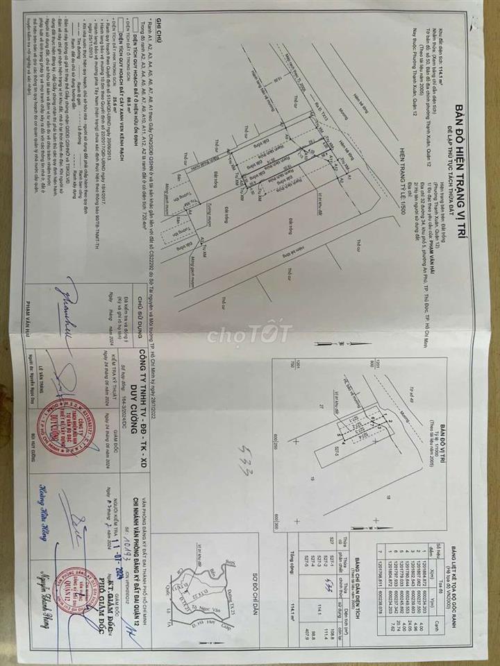 Bán gấp lô đất mặt tiền rạch tx 21 gần chung cư picty