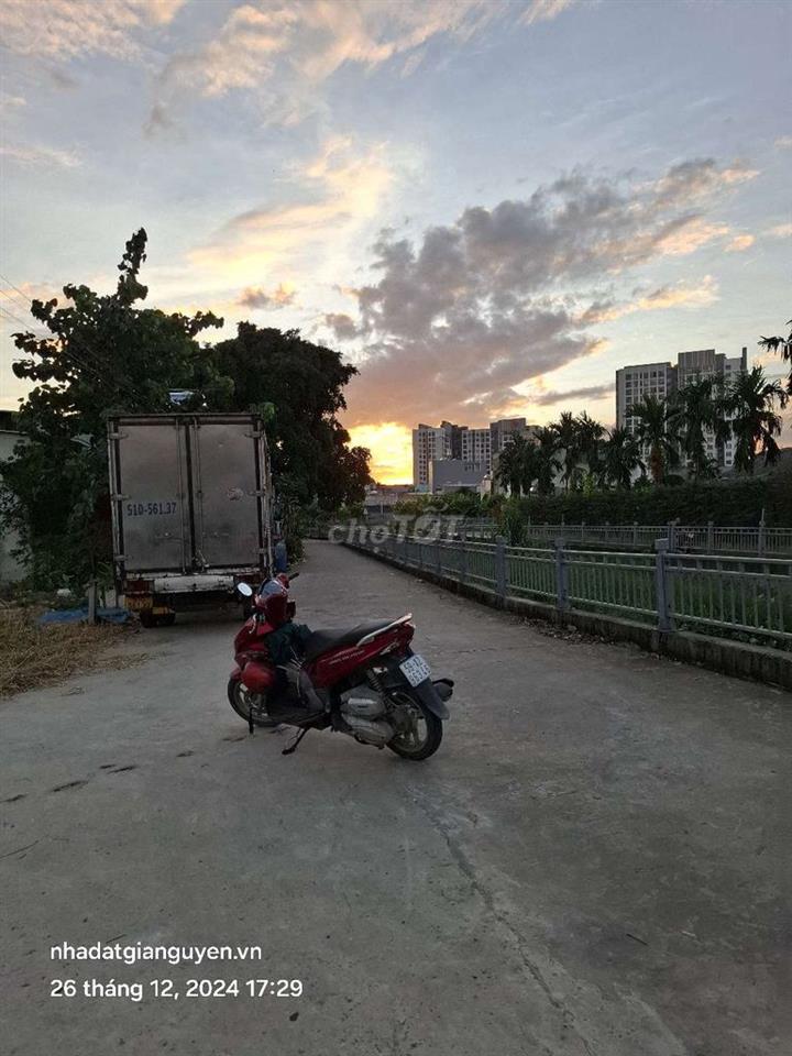 Bán gấp lô đất mặt tiền rạch tx 21 gần chung cư picty