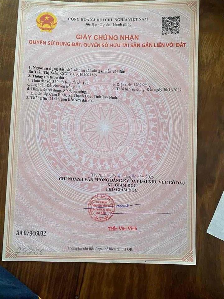 cần bán nhanh lô đất giá rẻ khu vực