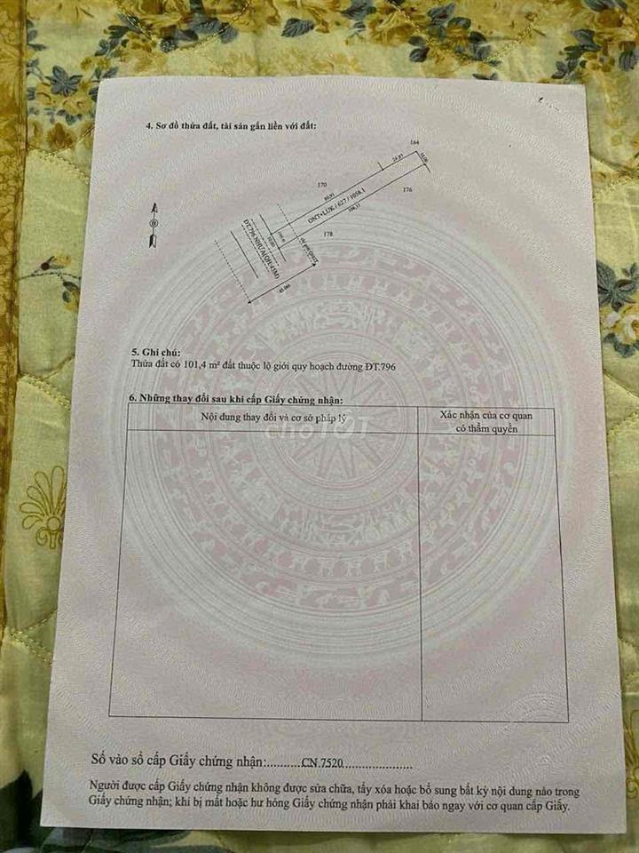 cần bán nhanh lô đất mt 2 tỷ 850triệu