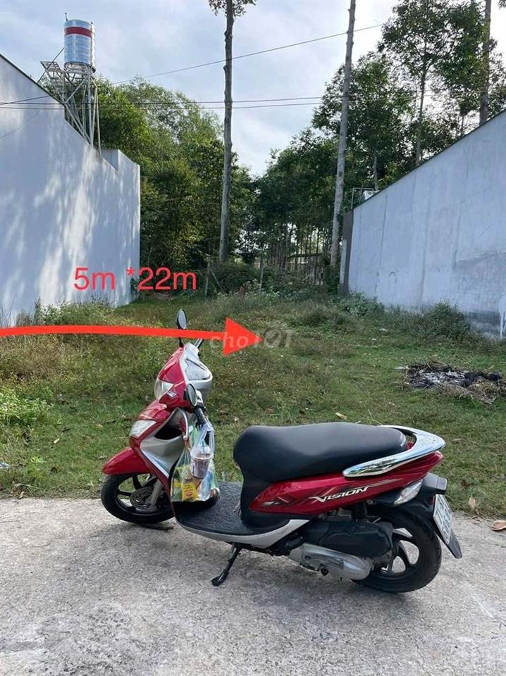 CHỦ KẸT TIỀN BÁN NHANH LÔ ĐẤT, XÃ TÂN AN HỘI, 109M2, SHR, 850TR