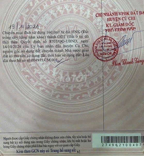 Cần tiền làm ăn nên BÁN GẤP lô sẵn thổ cư 300m , mặt tiền nhựa