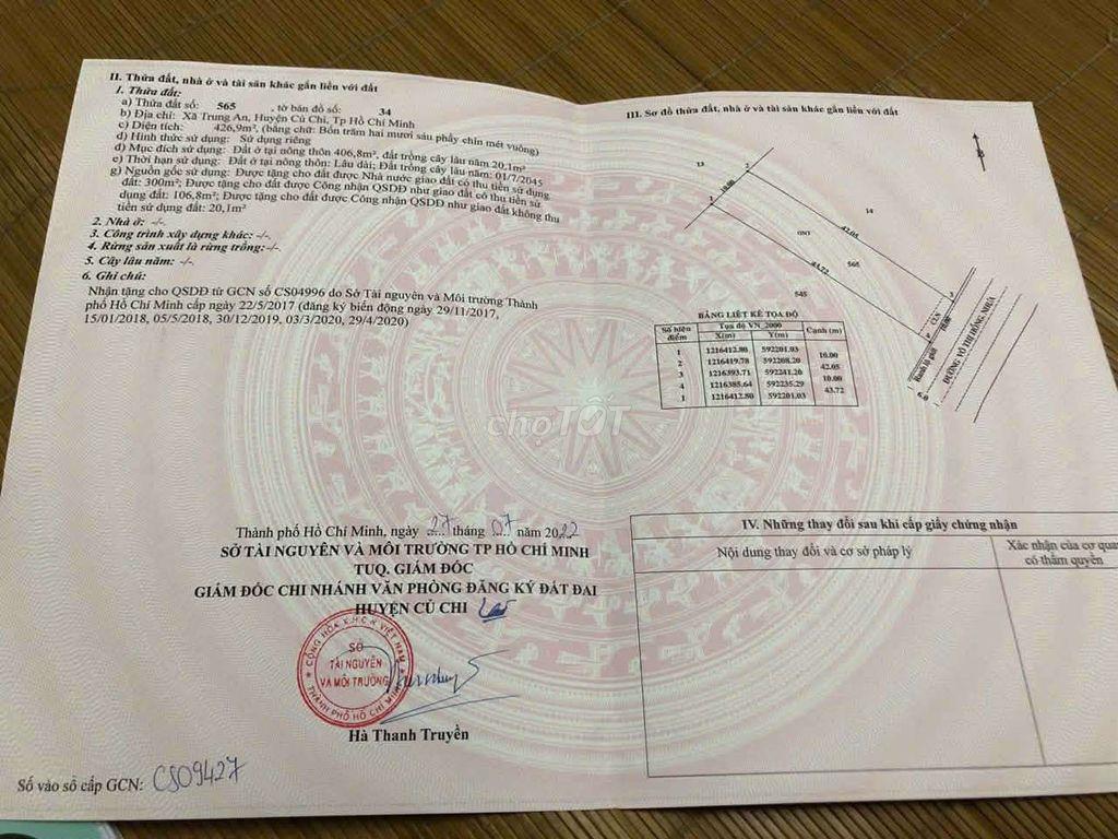 chính chủ cần bán đất