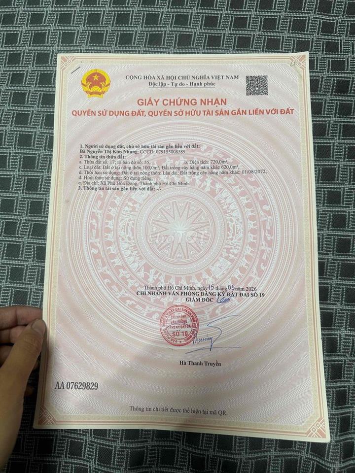 Bán đất thổ cư