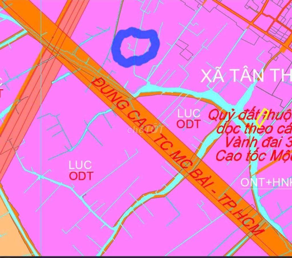 Bán 500m2 đất Xã Tân Thạnh Đông, Củ Chi, giáp Hóc Môn, VĐ 3, Cao tốc