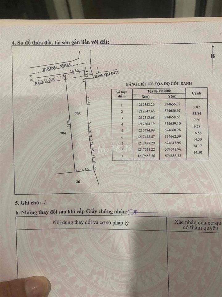 BÁN ĐẤT VƯỜN MẶT TIỀN ĐƯỜNG NHỰA  12m (Nguyễn Thị Quá)