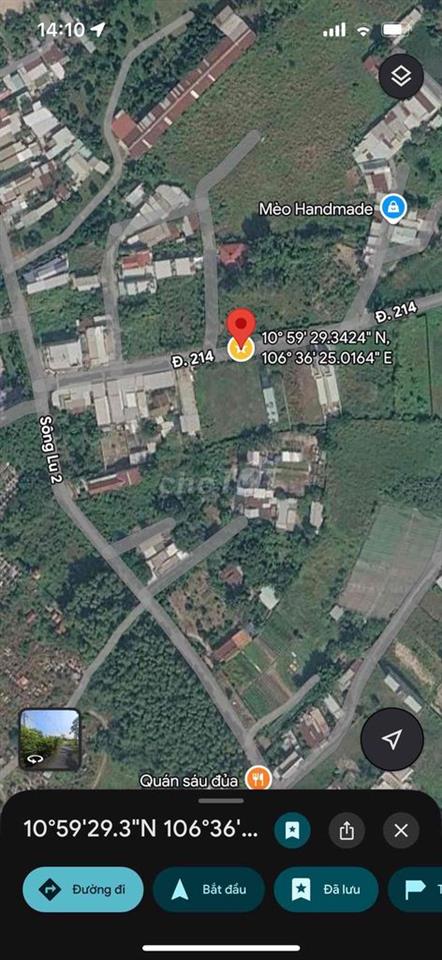 465m² Full Thổ Cư – Ngang 10m Đẹp – Đường Nhựa – Cách ĐT8 Chỉ 2km
