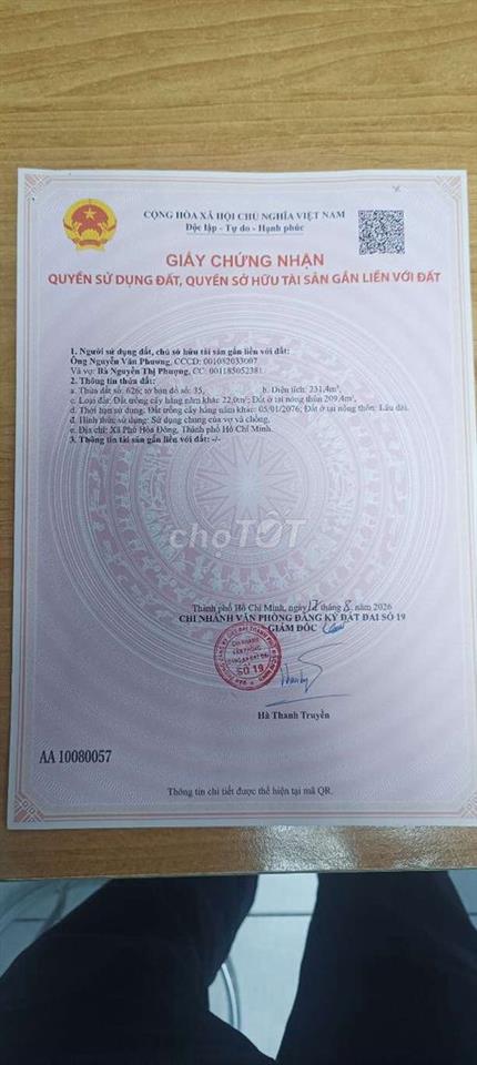 Đất ngã tư Tân Quy cần bán 