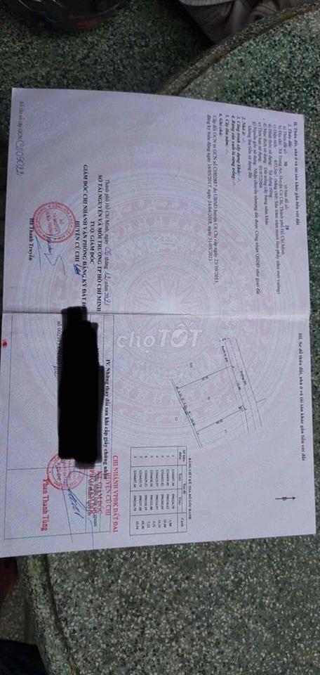 Bán đất mặt tiền Đường Dương Thị Phua