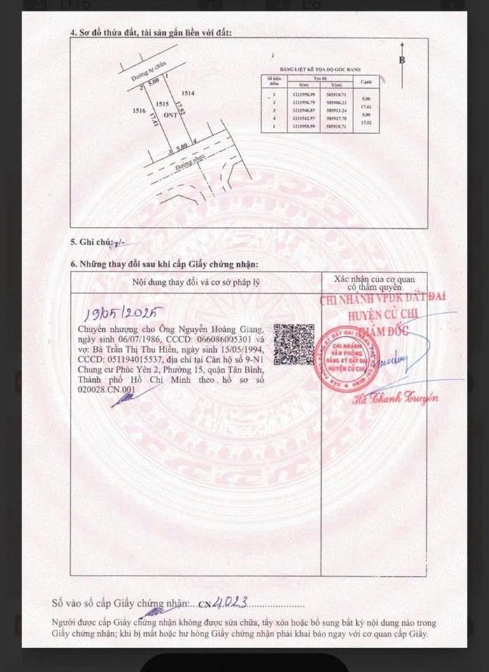 ĐẤT FULL THỔ CƯ TÂN PHÚ TRUNG, CỦ CHI *87m²-Sổ riêng, pháp lý chuẩn