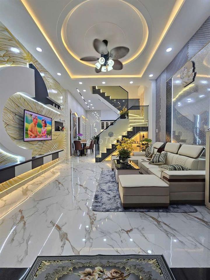 nhà hẻm xe hơi 2 lầu nhà mới