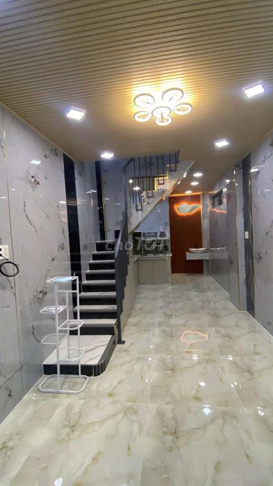 Giản 200tr Căn nhà mới hẻm trục ngắn hơn 3m đẹp ngay trường học