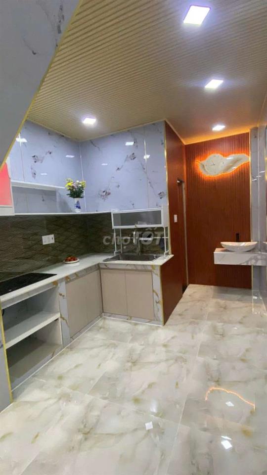 Giản 200tr Căn nhà mới hẻm trục ngắn hơn 3m đẹp ngay trường học