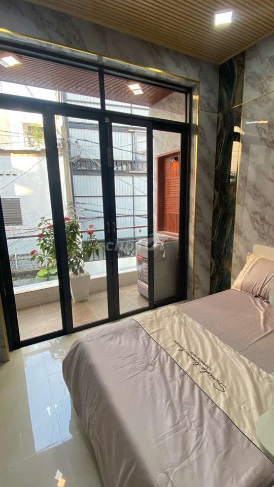 Giản 200tr Căn nhà mới hẻm trục ngắn hơn 3m đẹp ngay trường học