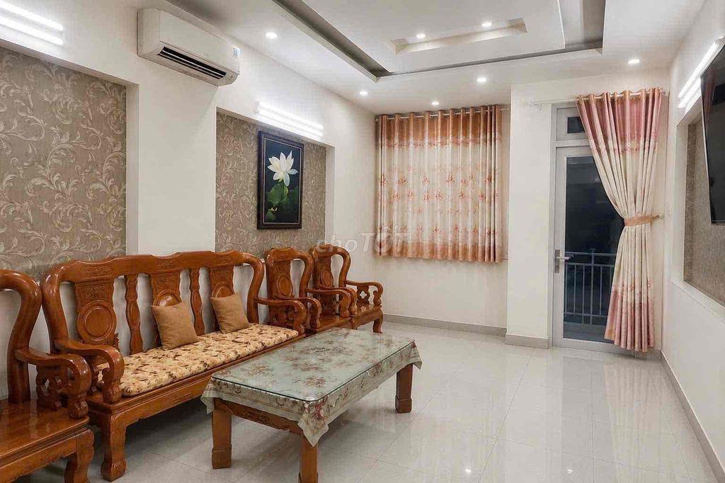Cho thuê căn chung cư Khang Gia nhà đẹp đầy đủ nội thất.  Vị trí Phan