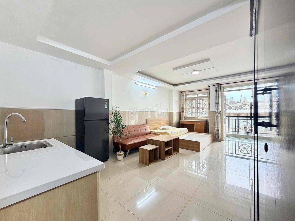CHO THUÊ PHÒNG BAN CÔNG GẦN EMAT PHAN HUY ÍCH FULL NỘI THẤT MỚI