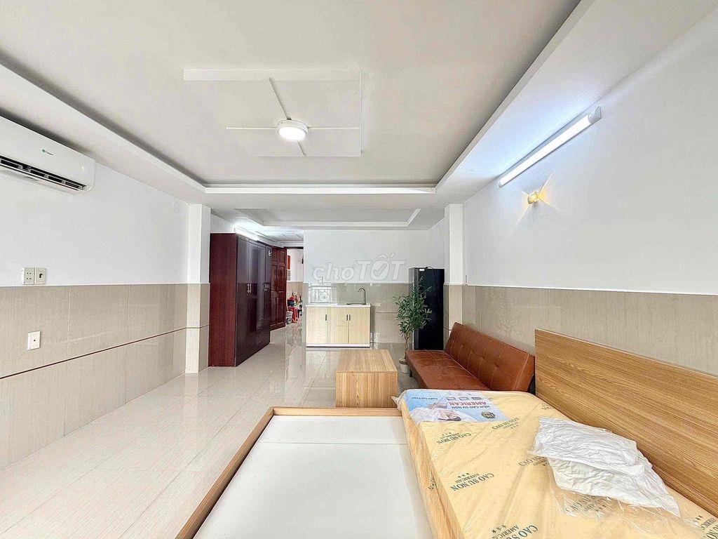 CHO THUÊ PHÒNG BAN CÔNG GẦN EMAT PHAN HUY ÍCH FULL NỘI THẤT MỚI