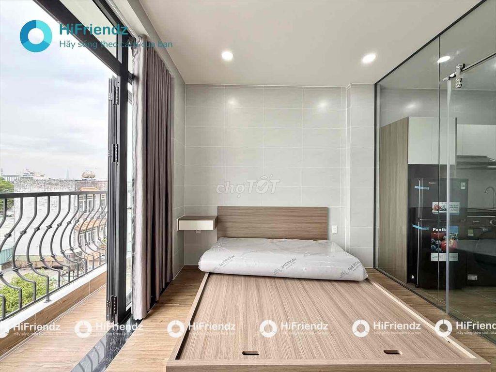 40mv 1 Phòng Ngủ - Bancol - Tách bếp - Full nội thất - Dự án mới