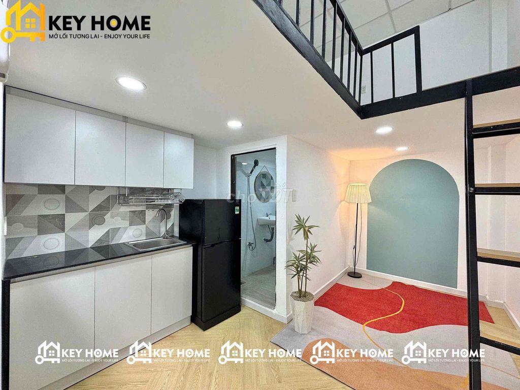 CHO THUÊ PHÒNG FULL NỘI THẤT GÁC CAO GẦN DƯƠNG QUÃNG HÀM -ĐHỌC VLU IUH