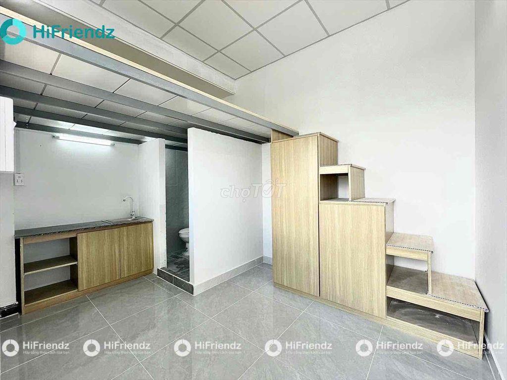 CHO THUÊ PHÒNG MỚI XÂY GÁC CAO BAN CÔNG NGAY EMART PHAN VĂN TRỊ -IUH