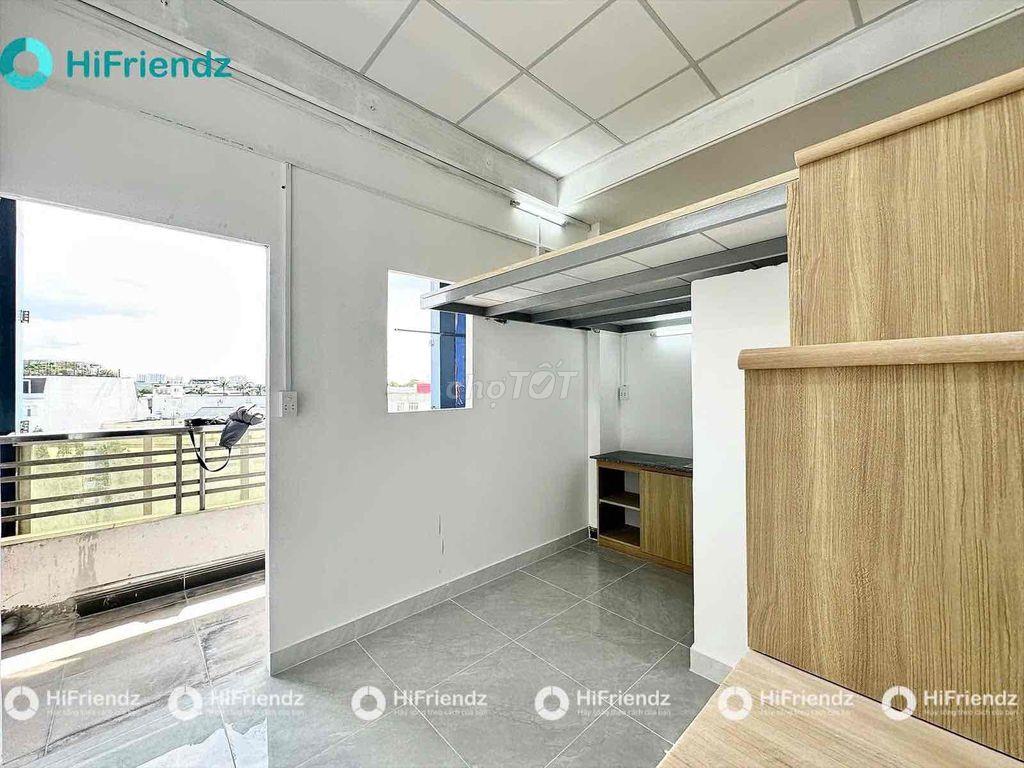 CHO THUÊ PHÒNG MỚI XÂY GÁC CAO BAN CÔNG NGAY EMART PHAN VĂN TRỊ -IUH