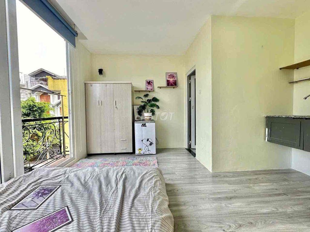 CHO THUÊ CĂN HỘ 30m2 BAN CÔN THOÁNG MÁT, GẦN CÔNG VIÊN LÀNG HOA GÒ VÂP