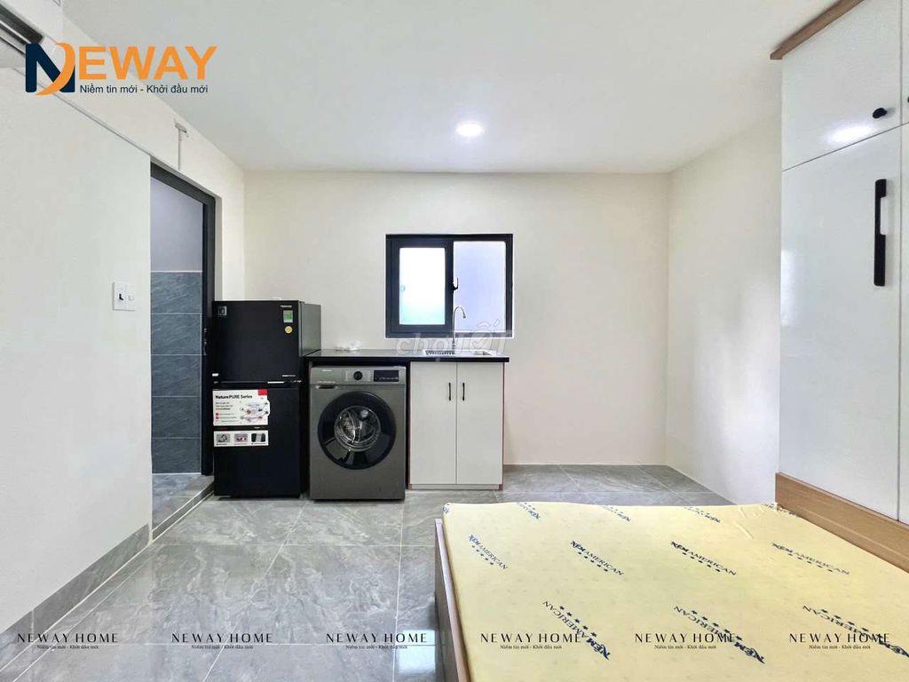 STUDIO CỬA SỔ TRỜI FULL NỘI THẤT ĐI BỘ QUA EMART PHAN HUY ÍCH