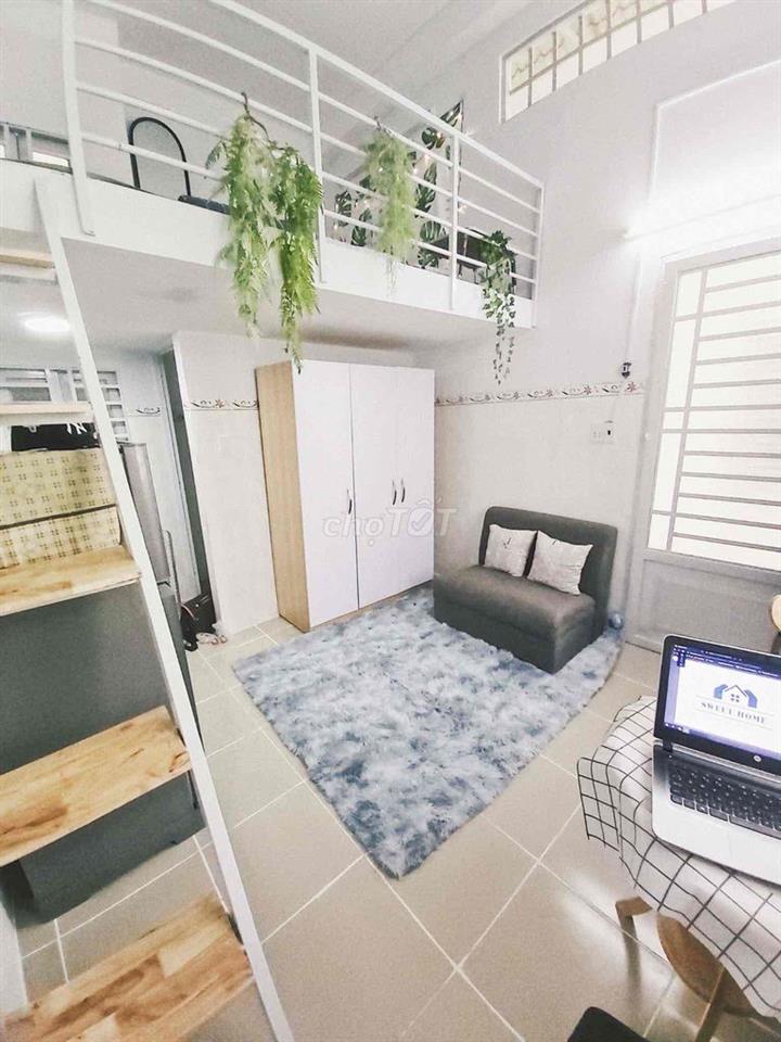 Giảm giá sốc Duplex full nội thất cửa sổ thoáng