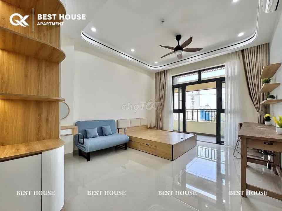 TRỐNG LẠI STUDIO FULL NỘI THẤT BAN CÔNG 👾NGUYỄN VĂN QUÁ👾CHỢ CẦU