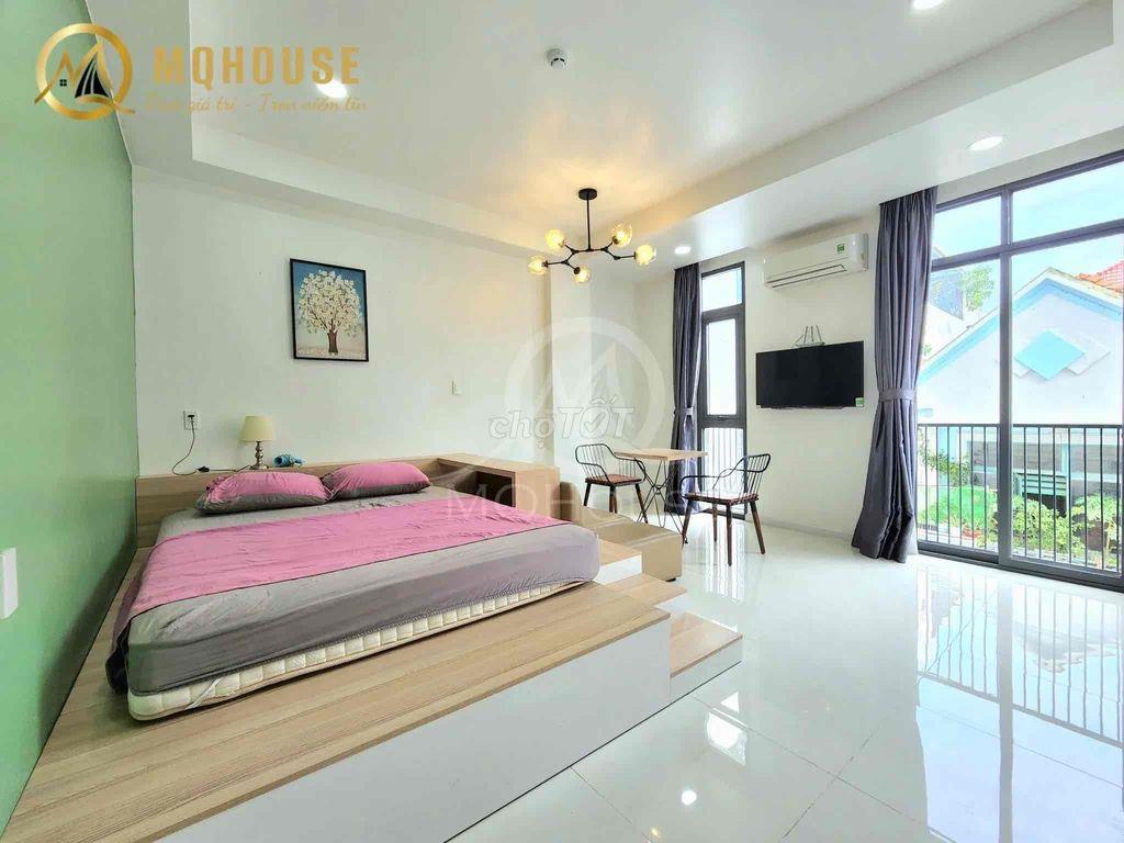 TRỐNG LẠI CĂN STUDI BAN CÔNG FULL NỘI THẤT 👾 VƯỜN LÀI 👾THỚI AN👾