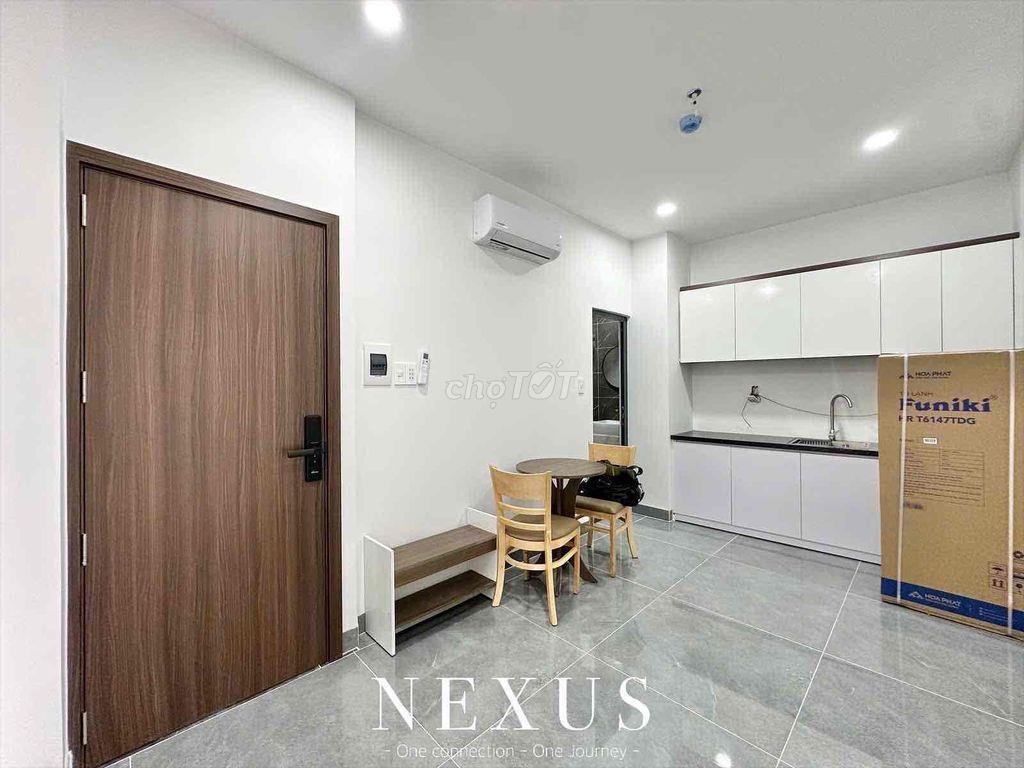 pass phòng full nội thất, 2 máy lạnh,ra vào vân tay, 1pn 1 phòng khách