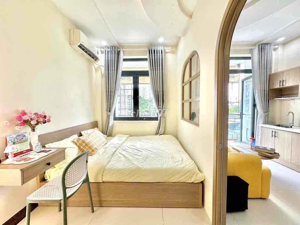 TRỐNG LẠI CĂN HỘ STUDIO FULL NỘI THẤT 🚩🚩_NGAY ĐƯỜNG TRUNG MỸ TÂY