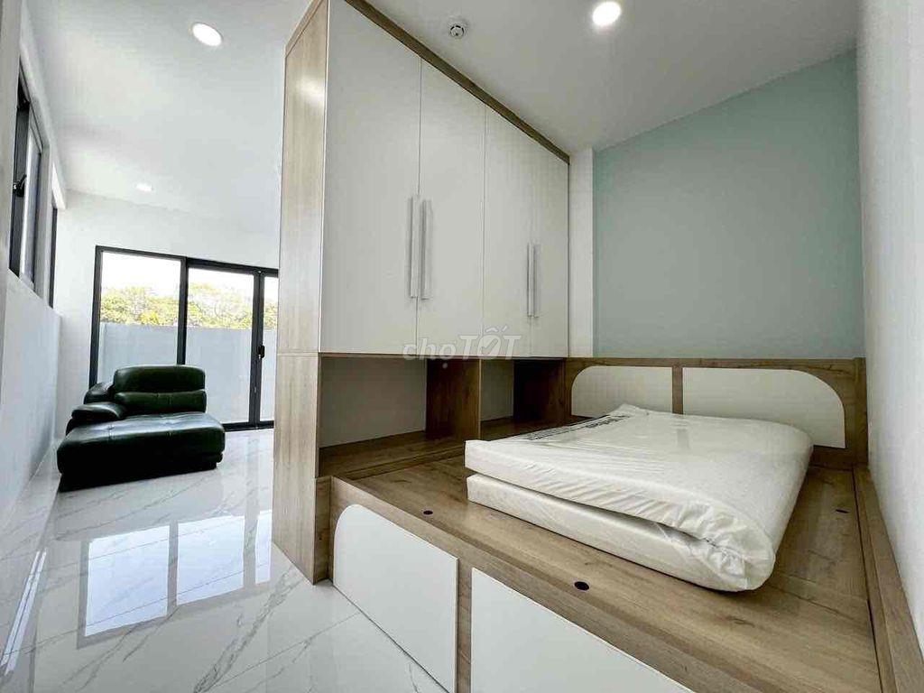 NGAY ĐH VĂN HIẾN_ÂU CƠ_STUDIO MỚI 100%_ FULL NT_TÁCH BẾP_BAN CÔNG