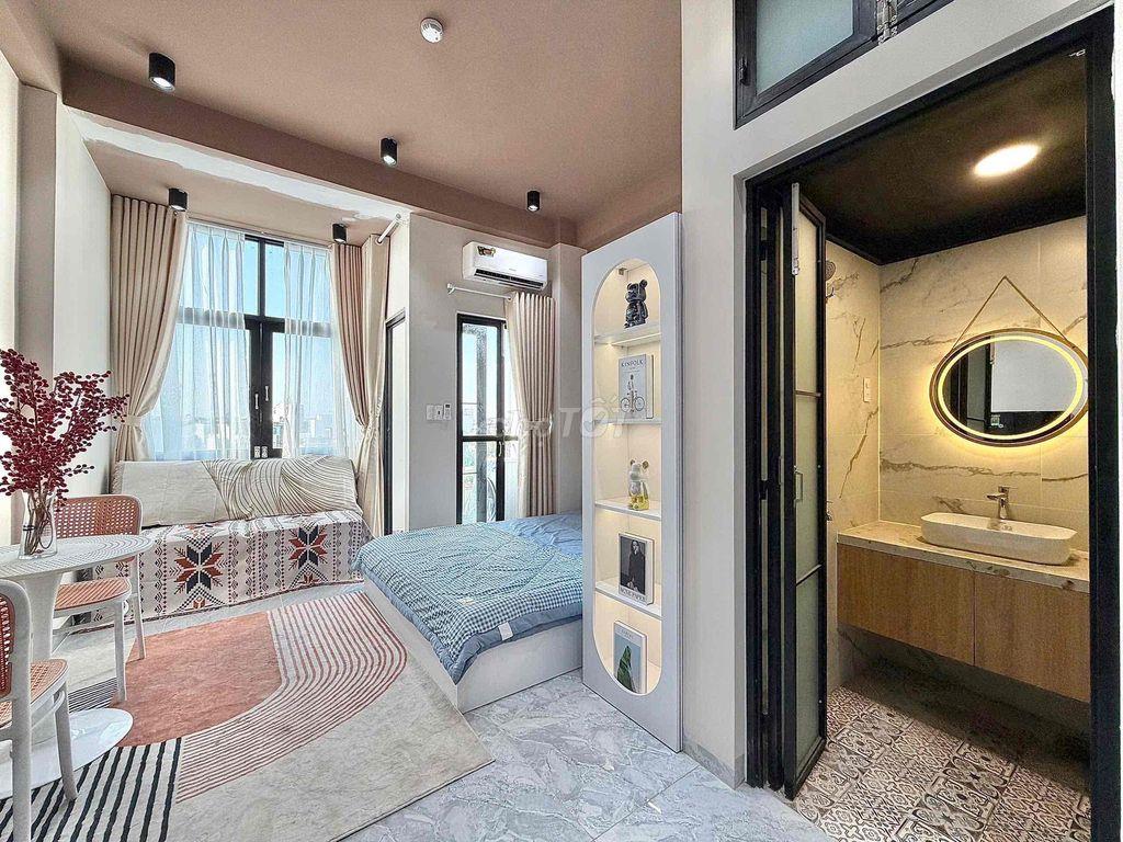 CĂN HỘ STUDIO MỚI XÂY 100% - FULL NỘI THẤT - NGAY DH IUH - BAN CÔNG