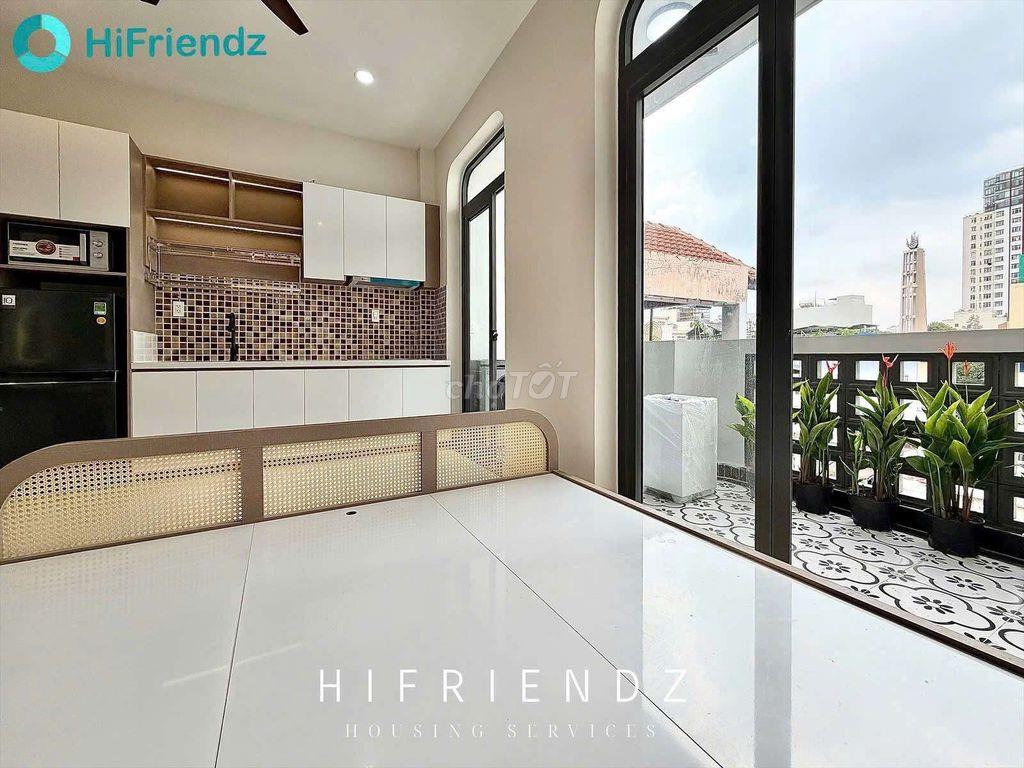 🔥TRỐNG SẴN CĂN HỘ STUDIO BAN CÔNG FULL NỘI THẤT GẦN ĐẠI HỌC KINH TẾ