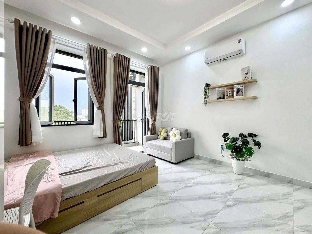 🍀STUDIO SIÊU PHẨM MỚI XÂY FULL NỘI THẤT BAN CÔNG_VỊ TRÍ GIÁP Q10