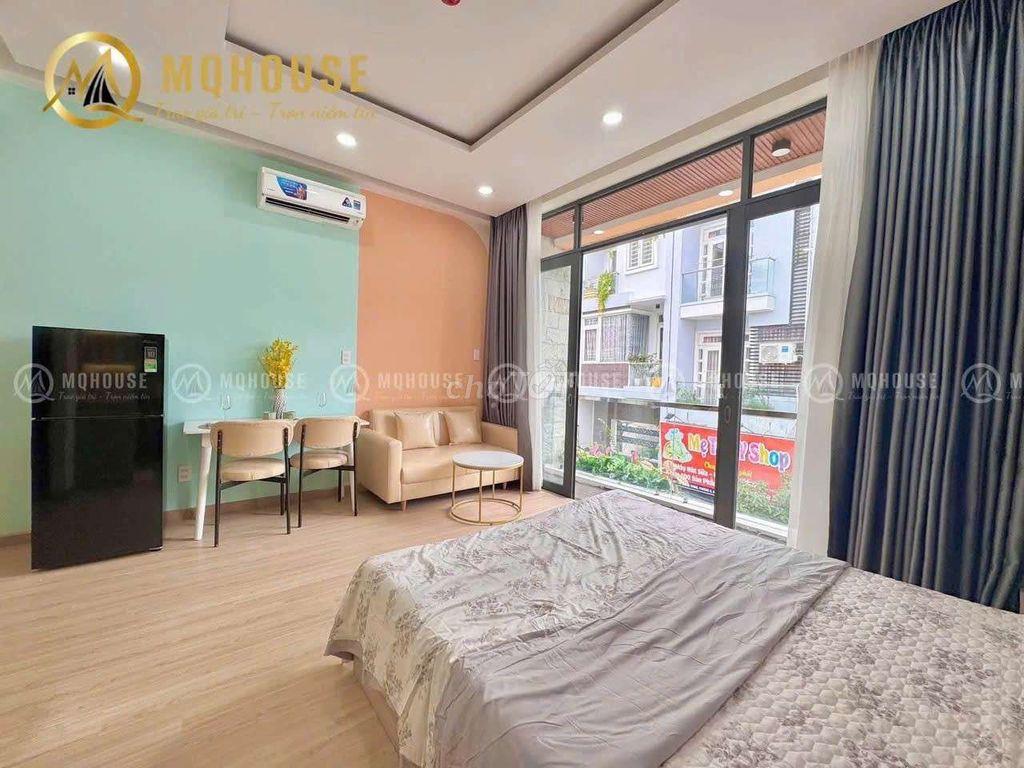 🔥STUDIO FULL NỘI THẤT CÓ BAN CÔNG SIÊU THOÁNG NGAY ETOWN CỘNG HÒA