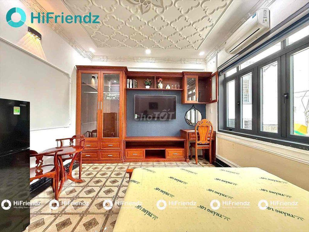 Studio Tách Bếp - Đầy Đủ Tiện Nghi ngay CV Làng Hoa tiện đi Sân Bay