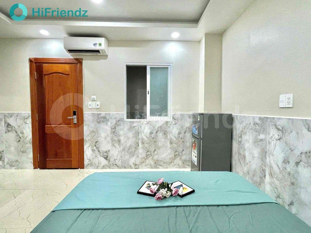 CĂN HỘ MINI FULL NỘI THẤT MẶT TIỀN ĐƯỜNG QUANG TRUNG CÓ TỦ LẠNH