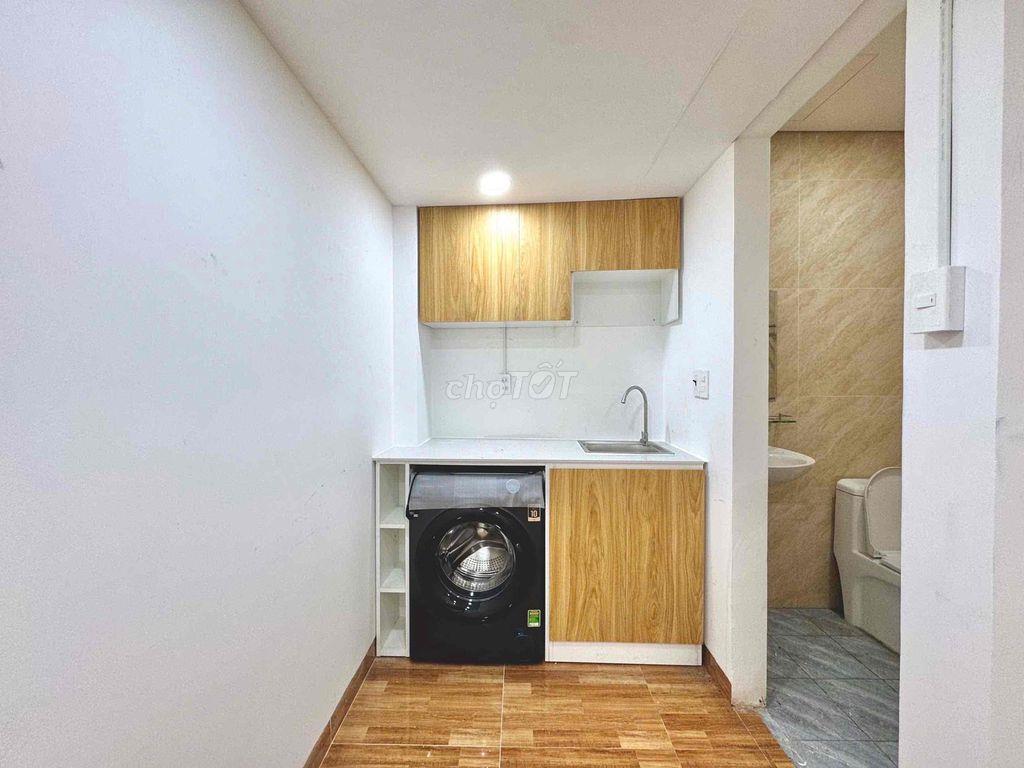 Cho thuê phòng gác mới xây 100% full nội thất máy giặt riêng gần VLU