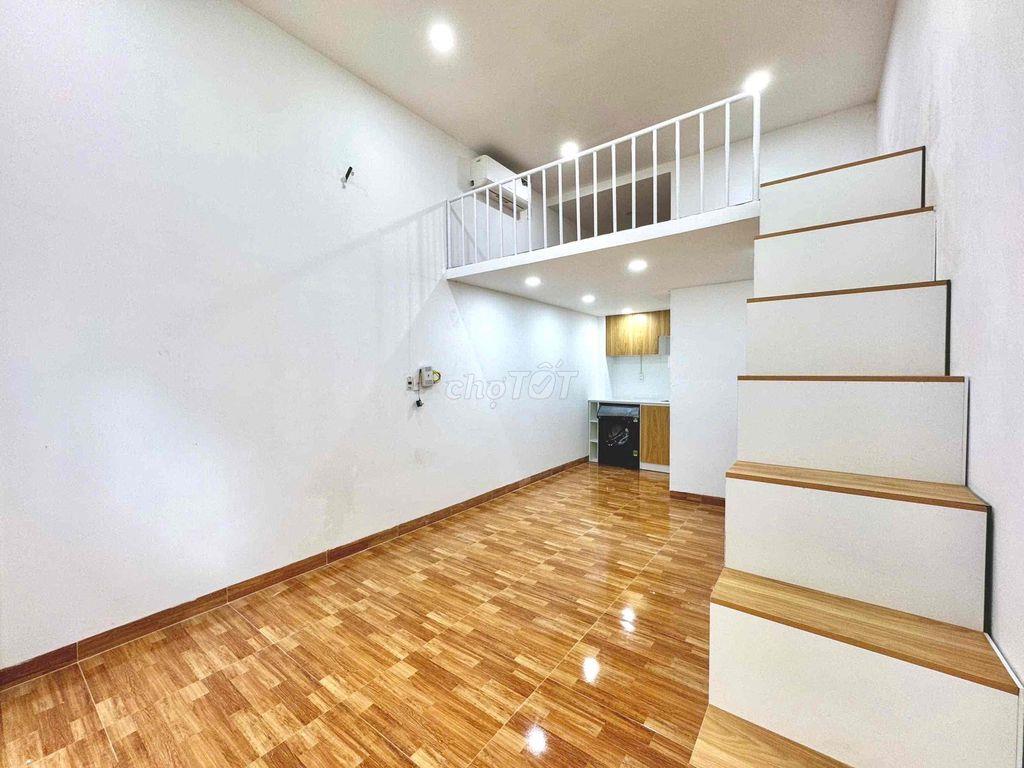 Cho thuê phòng gác mới xây 100% full nội thất máy giặt riêng gần VLU