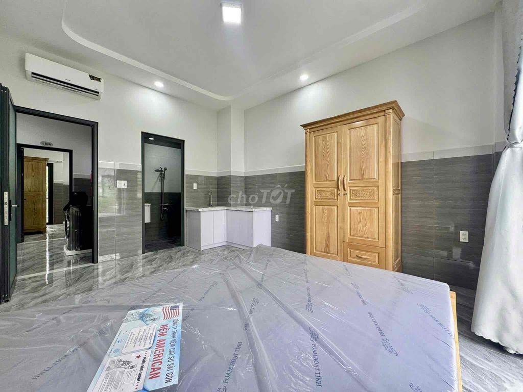Cho Thuê Căn Hộ Mới Xây 100% DT 25m2 Có Ban Công Ful Nội Thất Q12