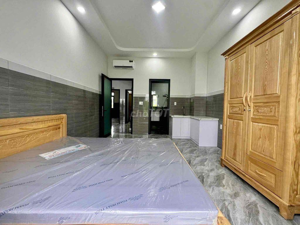Cho Thuê Căn Hộ Mới Xây 100% DT 25m2 Có Ban Công Ful Nội Thất Q12