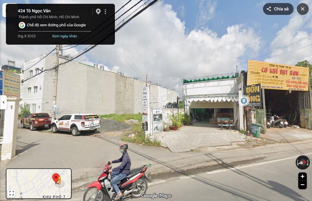 Cho thuê đất Tô Ngọc Vân Q12 1800m2 giá 60tr/tháng