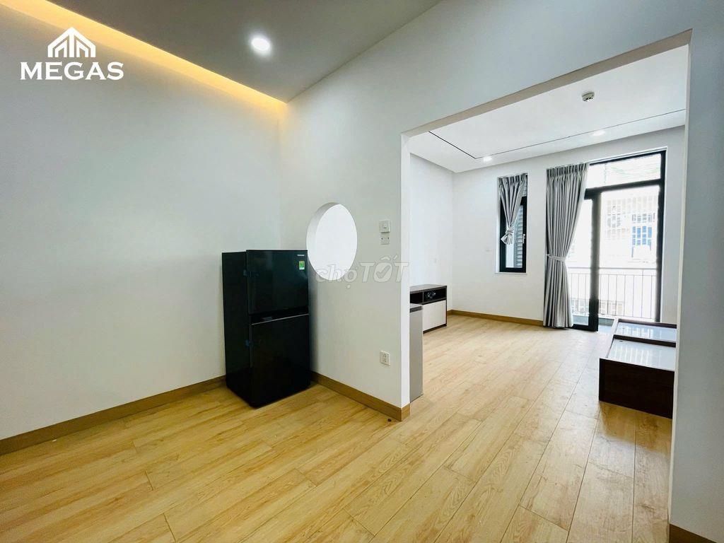 Pass căn hộ dịch vụ 45m2 đầy đủ tiện nghi Ban công nhìn ra Lotte Mark