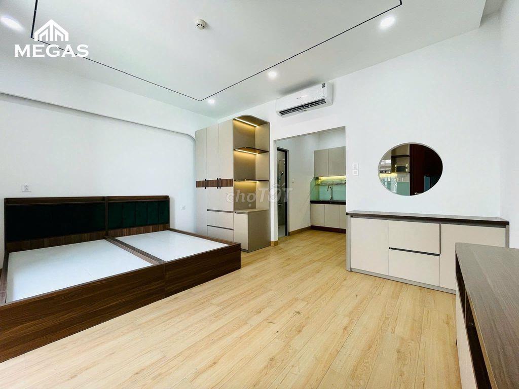 Pass căn hộ dịch vụ 45m2 đầy đủ tiện nghi Ban công nhìn ra Lotte Mark