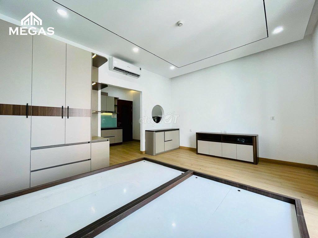 Pass căn hộ dịch vụ 45m2 đầy đủ tiện nghi Ban công nhìn ra Lotte Mark
