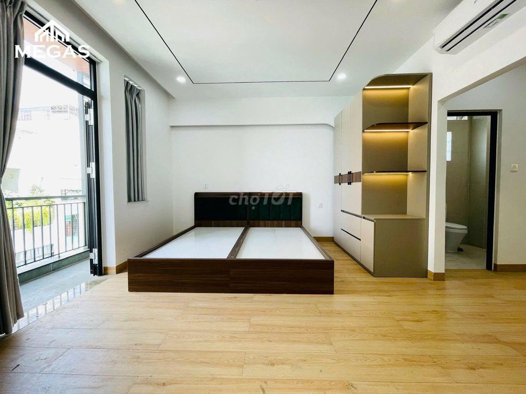 Pass căn hộ dịch vụ 45m2 đầy đủ tiện nghi Ban công nhìn ra Lotte Mark