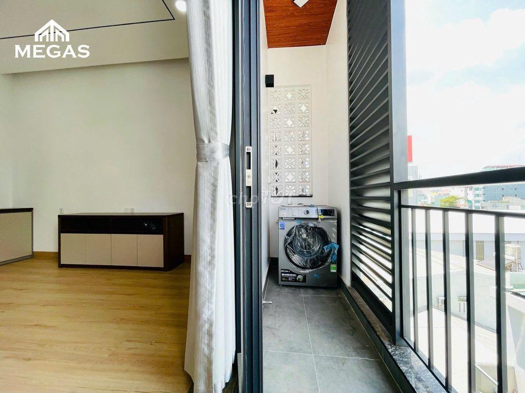 Pass căn hộ dịch vụ 45m2 đầy đủ tiện nghi Ban công nhìn ra Lotte Mark