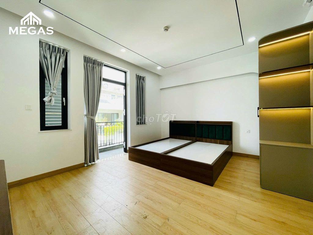 Pass căn hộ dịch vụ 45m2 đầy đủ tiện nghi Ban công nhìn ra Lotte Mark